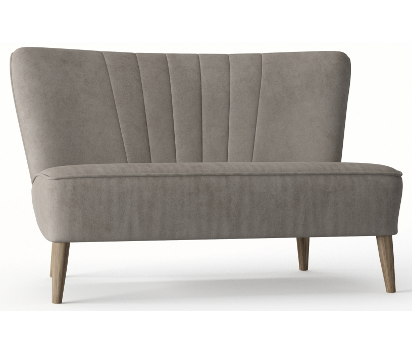 Дизайнерские диваны для гостиной, Диван прямой Зола, Велюр