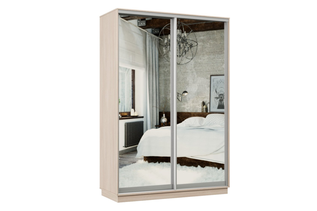 Шкафы-купе, Шкаф-купе Премьер 09 ясень шимо светлый