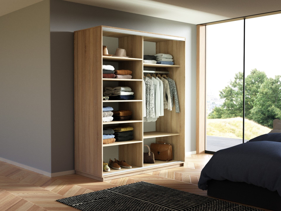 Шкафы-купе 2-х дверные, Шкаф-купе Экспресс 2-х дверный Фотопечать Шары Стекла 140х60х240