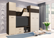 Стенки для гостиной, Гостиная Дакар (венге/дуб)