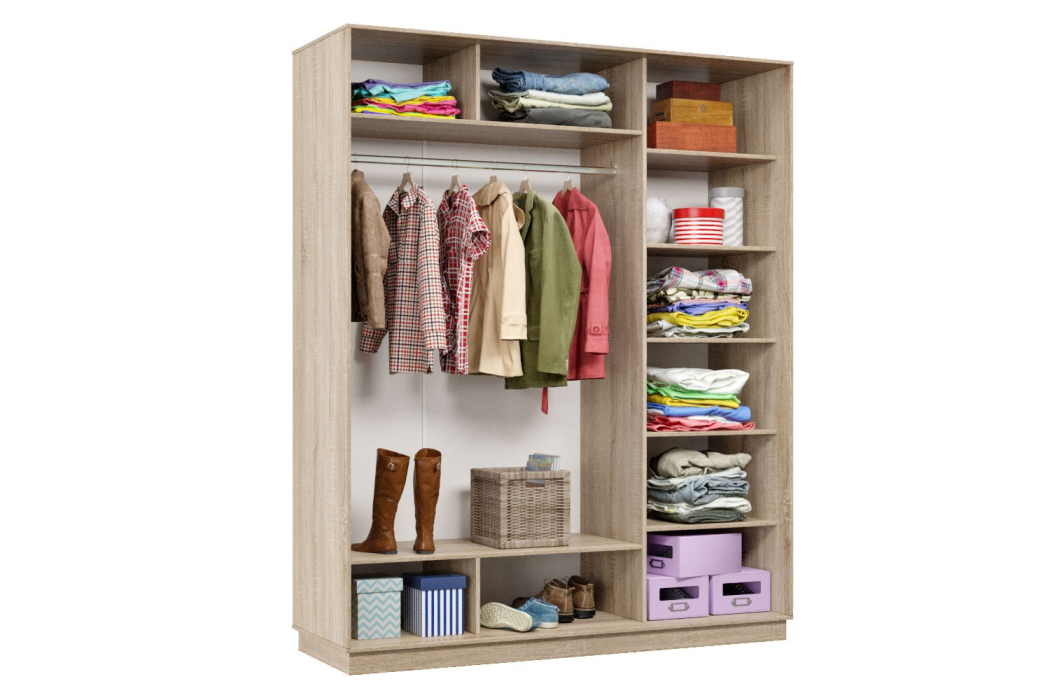 Шкафы-купе 3-х дверные, Шкаф-купе Премьер 24 (01РЧ;01РЧ;01РЧ) фасады ромб чёрный/трёхдверный/Профиль чёрный муар