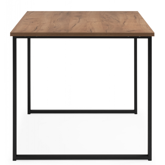 Обеденные столы, Деревянный стол Лиман 140 х 80 (черные ноги)