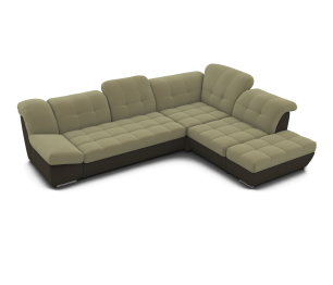 Угловой диван-кровать Лостон, Правый велюр