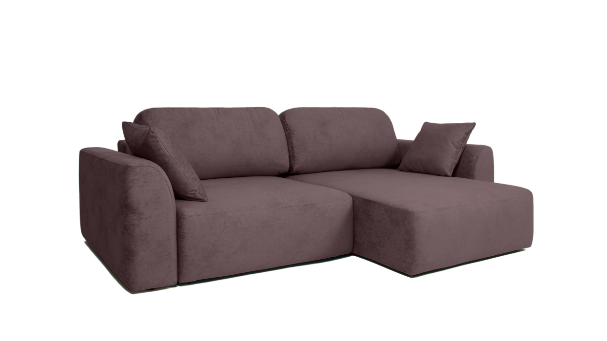 Диваны угловые в гостиную, Диван угловой Trump mini, велюр