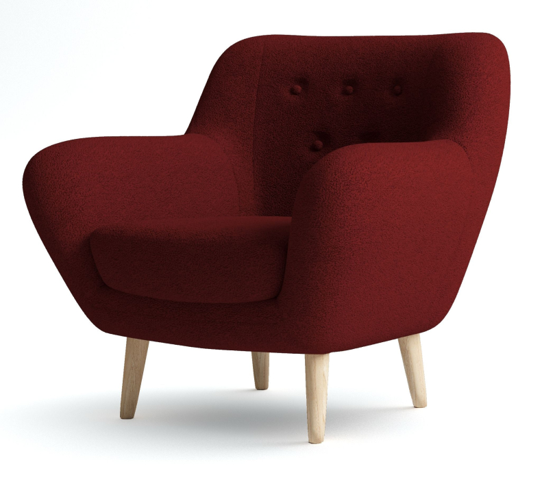 Кресло для отдыха, Кресло Элефант мягкое, Искусственный мех