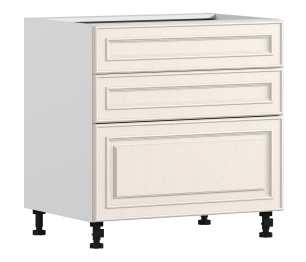 Классика стол 3 ящ 80х82 см