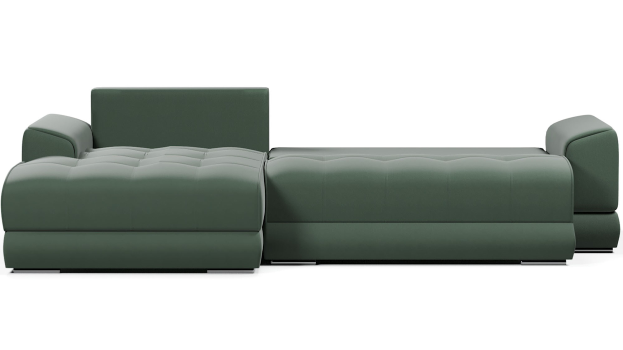 Диваны угловые в гостиную, Диван-кровать угловой еврокнижка Модерн Nordkisa,велюр