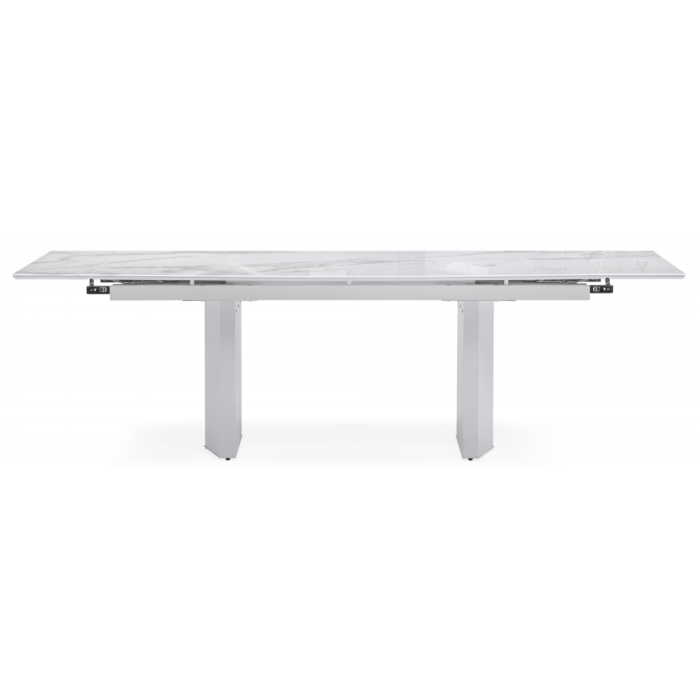 Обеденные столы, Стеклянный стол Монерон 200(260)х100х77