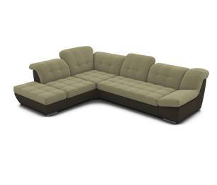 Угловой диван-кровать Лостон, Левый велюр