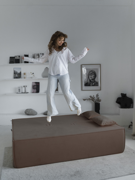 Бескаркасные диваны, Диван бескаркасный Клайд, велюр