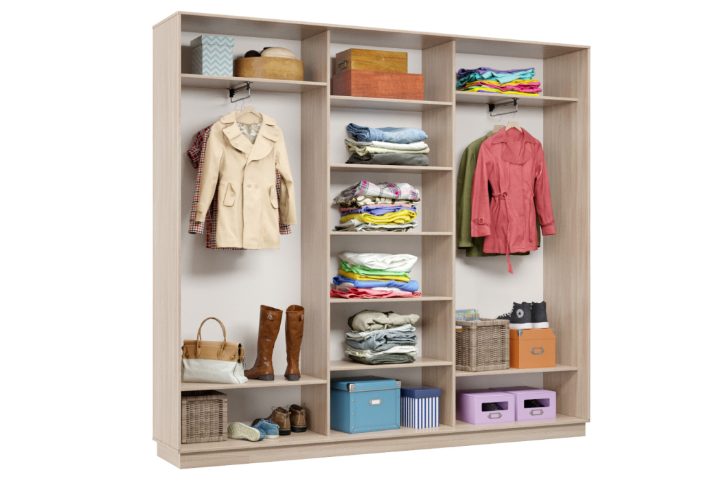 Шкафы-купе 3-х дверные, Шкаф-купе Премьер Лайт 53 (11;11;11) трехдверный