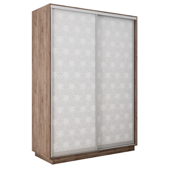 Шкафы-купе 2-х дверные, Шкаф-купе Экспресс 2-х дверный Фотопечать Калейдоскоп Стекла 120х60х220