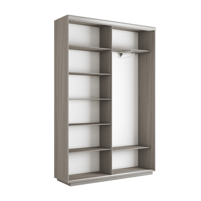 Шкафы-купе 2-х дверные, Шкаф-купе Экспресс 2-х дверный Фотопечать Квадрат Стекла 140х45х240