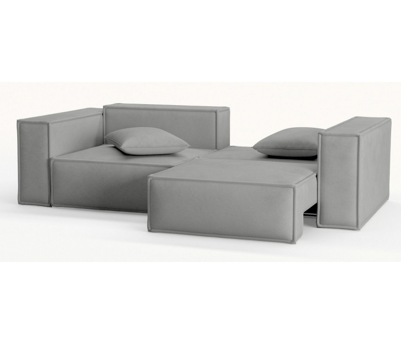 Диваны еврокнижки, Диван-кровать Loft, независимый пружинный блок, велюр