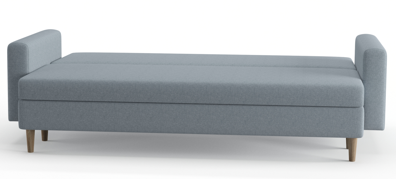 Диваны еврокнижки, Диван-кровать Таврида, пружинный блок, рогожка