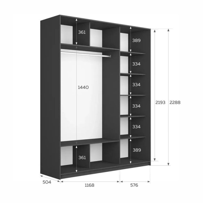 Шкафы-купе 3-х дверные, Шкаф-купе Прайм 3-х дверный Стекла хаки/Доводчики 210х57х230