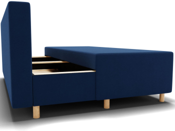 Прямой диван Лофт,еврокнижка,велюр