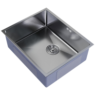 Кухонные мойки, Мойка подст.монтаж 53х43 (3,0) с сифоном