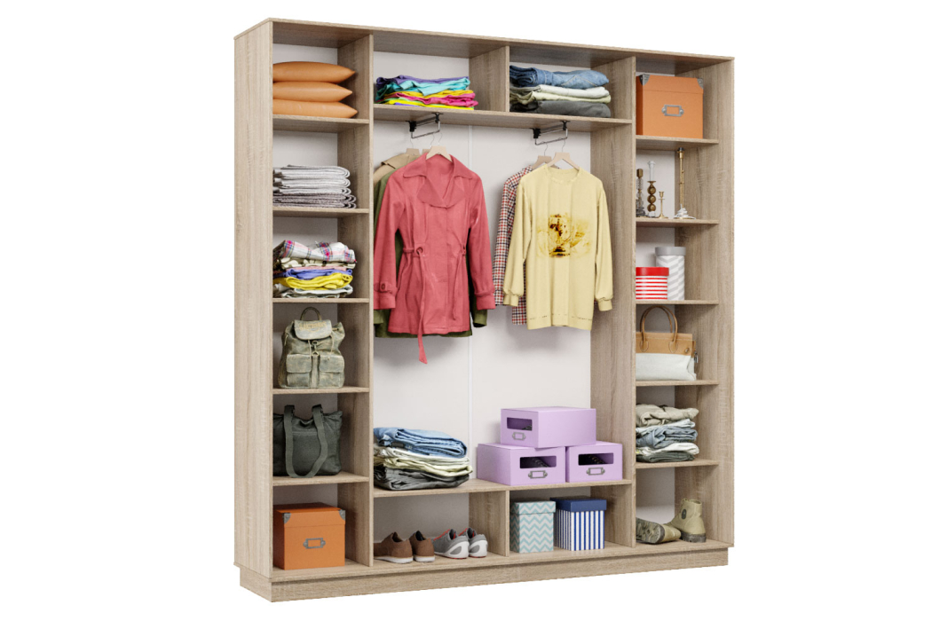 Шкафы-купе, Шкаф-купе Премьер Лайт 33 (11;11;11) трехдверный