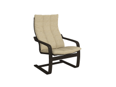 Кресло для отдыха, Кресло Эльба (Чехол без подголовника) Венге — светлобежевый