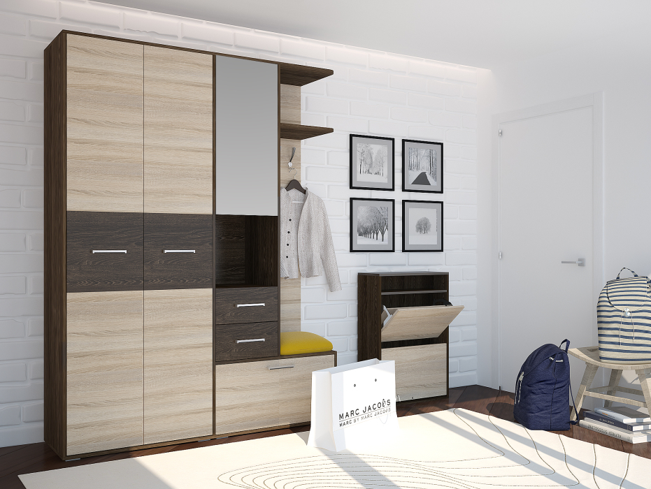 Прихожие, Прихожая Танго - 2 (кантер / сонома)