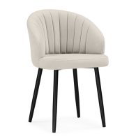 Стулья, Стул на металлокаркасе Бэнбу некрутящийся marseille (чёрный)