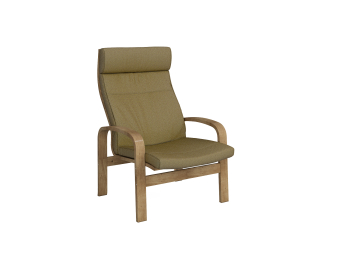 Кресло Линоза Светлый орех — коричневый