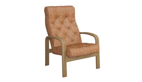 Кресло Линоза Люкс Светлый орех — светлокоричневый