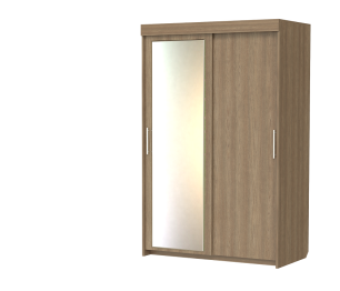 Шкаф-купе шк-18 2-х дверный с зеркалом