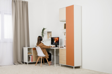 Тумба Марвэл 16.160, белый, плэйн, безмолвная пустыня