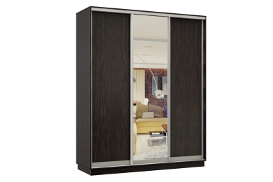 Шкаф-купе Премьер Лайт 35 (02;01;02) трехдверный