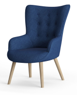 Кресло для отдыха, Кресло дизайнерское Шелли, рогожка