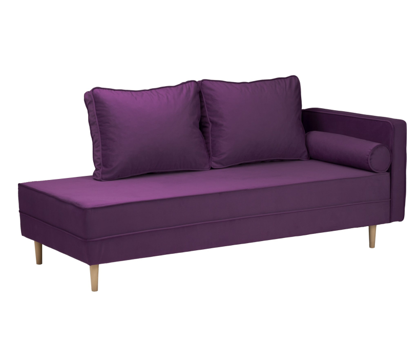 Дизайнерские диваны для гостиной, Диван - кушетка Блюз, велюр