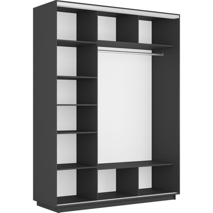 Шкафы-купе, Шкаф-купе Медиум Широкий, 180х60х240