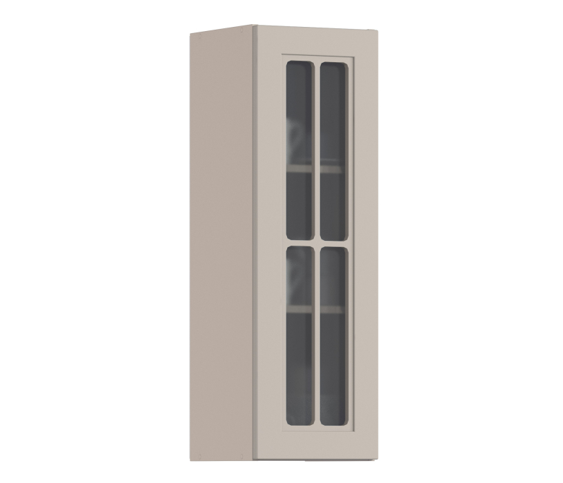 MODERN, MODERN шкаф навесной со стеклом 1 дв 30х93 см