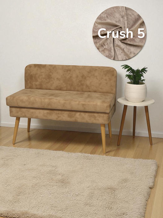 Кушетка диван, Диван кушетка с ящиком Эда, плюш 