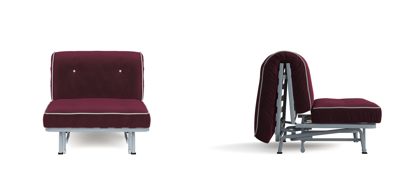 Кресла-кровати, Кресло-кровать Вилли Сканди бордовый