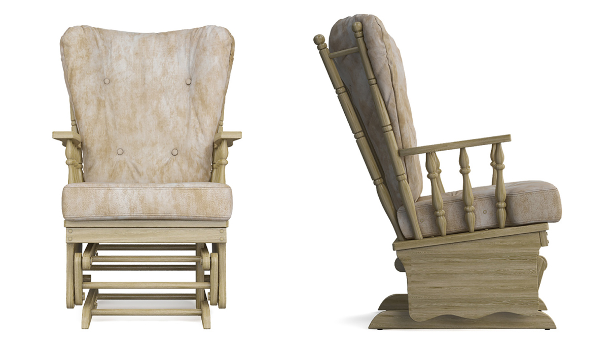 Кресла-качалки, Кресло-качалка Джильо Натуральный дуб — бежевый