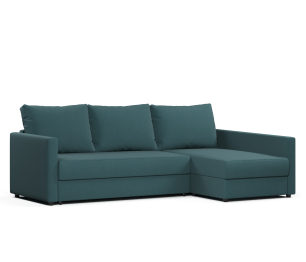 Диван угловой Фрисби дельфин, велюр