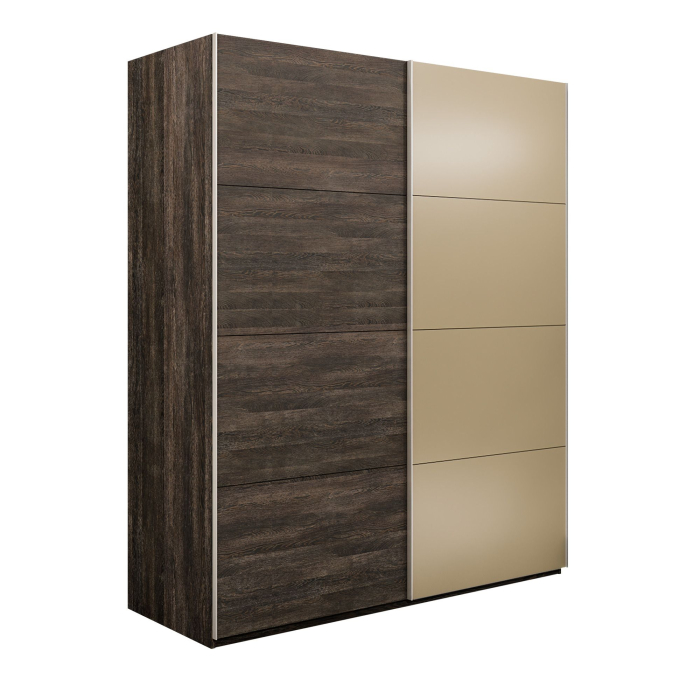 Шкафы-купе 2-х дверные, Шкаф-купе Эста 2-х дверный ДСП/Стекла фисташка/Доводчик 180х66х240