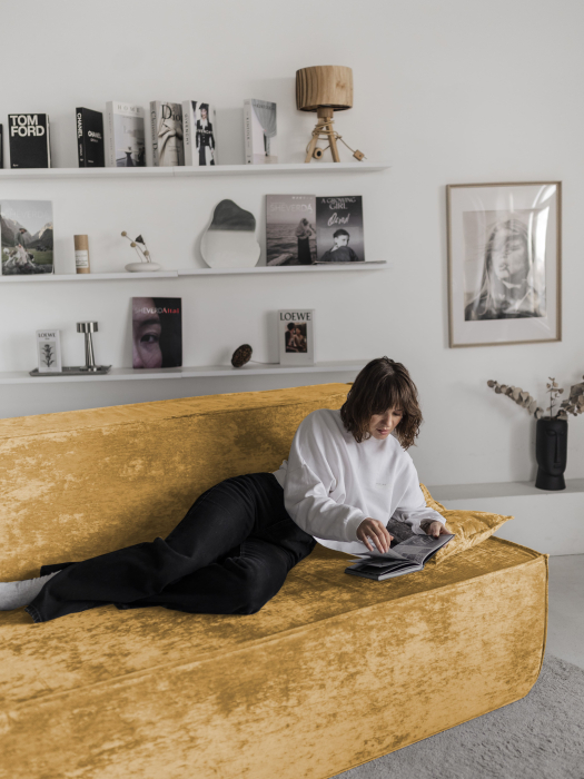 Бескаркасные диваны, Диван бескаркасный Клайд, плюш