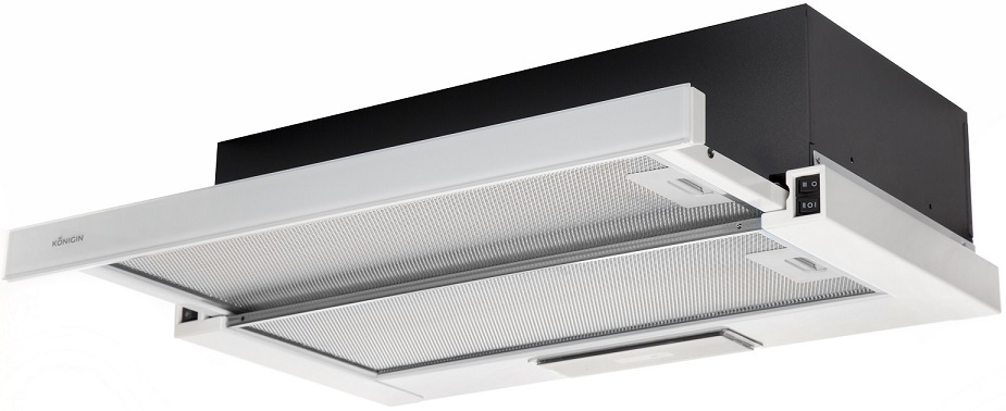 Вытяжки, Кухонная вытяжка Helena White Glass 60