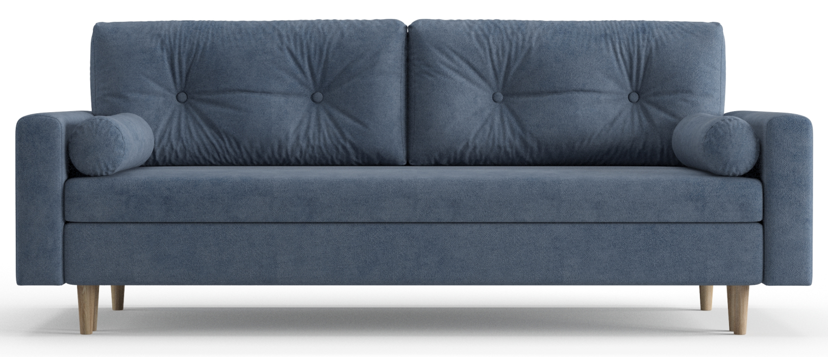 Диваны еврокнижки, Диван-кровать Таврида, пружинный блок, велюр