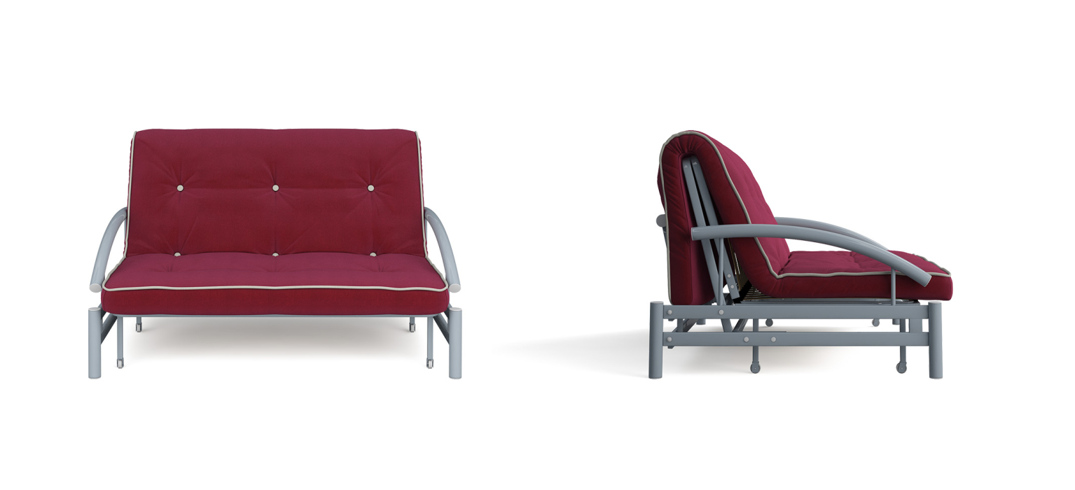 Большие диваны, Диван-кровать Роджер Комфорт Сканди бордовый