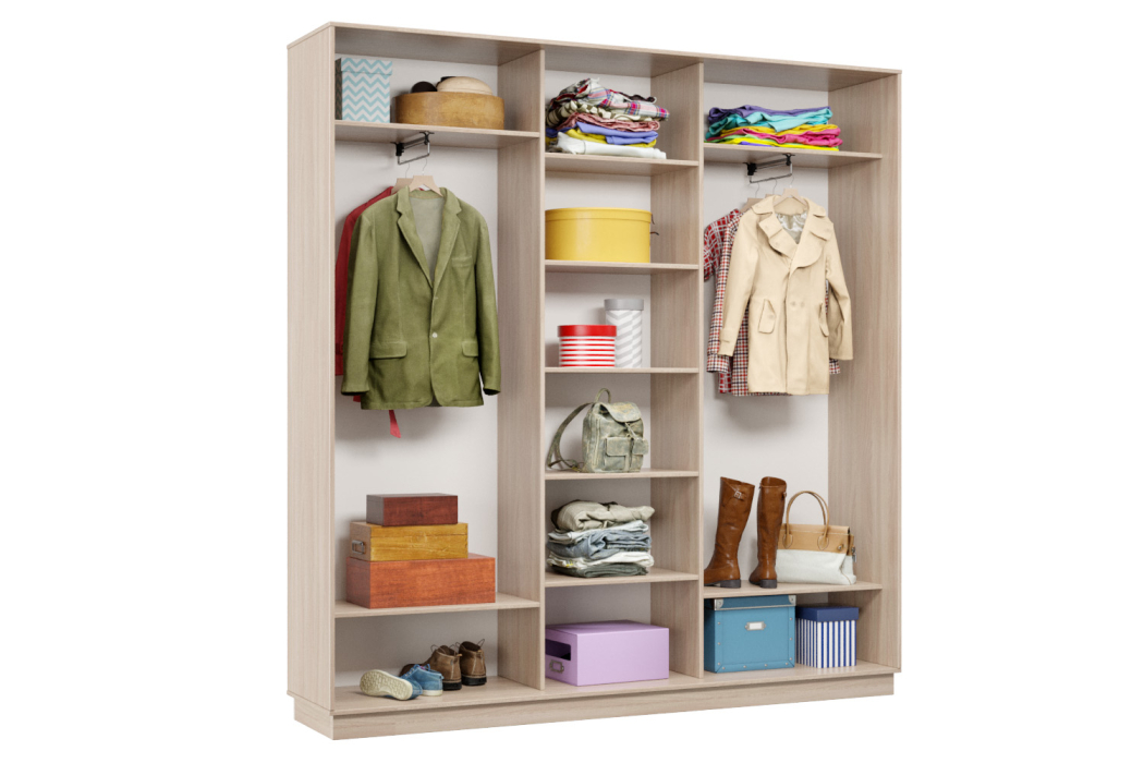 Шкафы-купе 3-х дверные, Шкаф-купе Премьер Лайт 43 (11;11;11) трехдверный