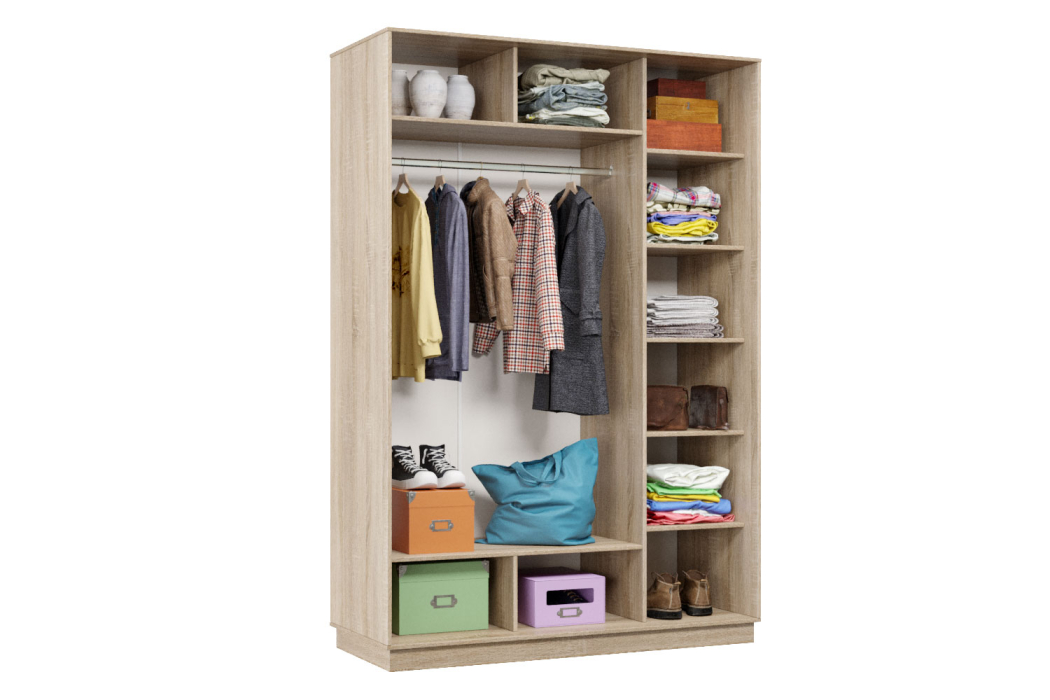 Шкафы-купе, Шкаф-купе Премьер Лайт 12 Ф-1356 двухдверный