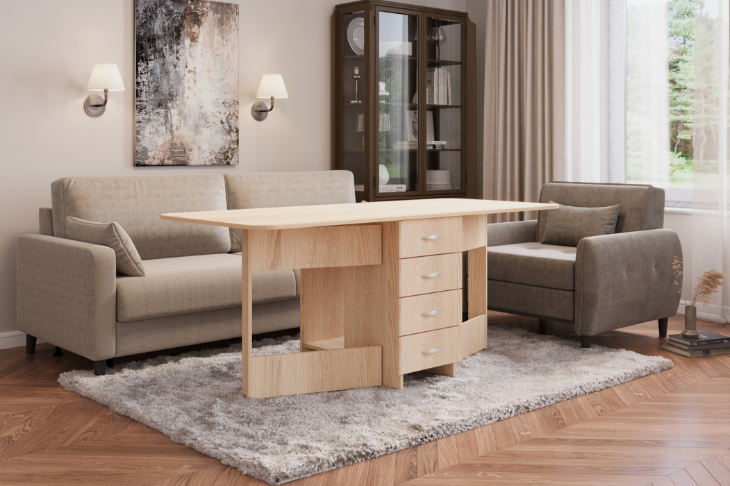 Обеденные столы, Стол-тумба Глория 606 М