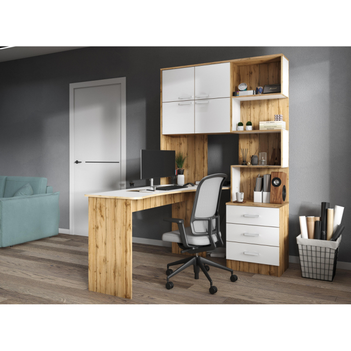 Угловые компьютерные столы, Компьютерный стол Ганор левый