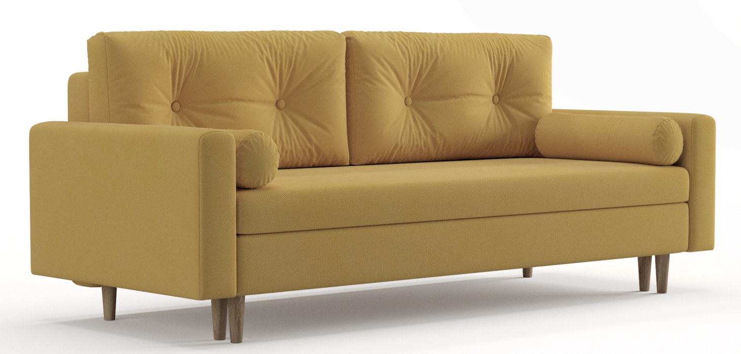 Диваны еврокнижки, Диван-кровать Таврида, пружинный блок, велюр