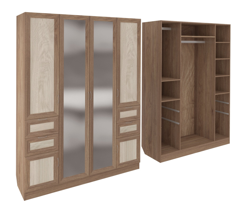 Шкафы распашные, Шкаф ШК-4/4